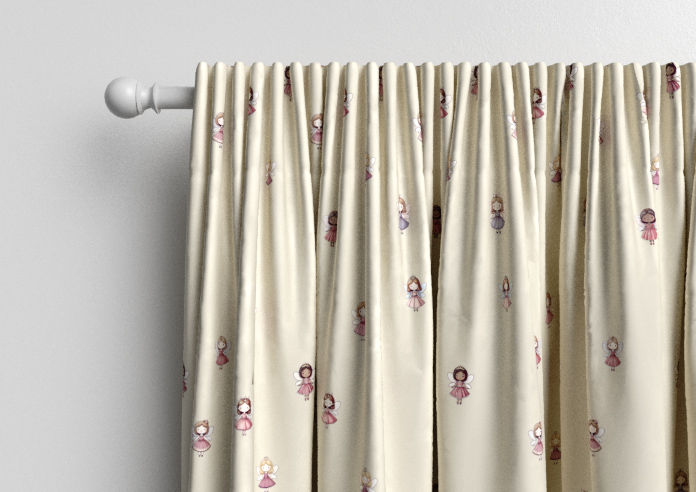 Fairy Cakes, Fairy Friends Sponge - Made to Measure Curtains - Image 9